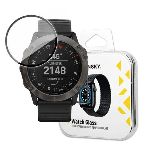 Hybrydowe szkło ochronne do Garmin Fenix 6 Pro czarny