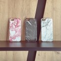 Marble żelowe etui pokrowiec marmur iPhone 11 Pro biały