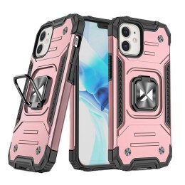 Etui iPhone 14 Plus pancerny pokrowiec uchwyt magnetyczny ring złote