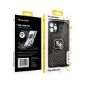 Etui iPhone 14 Pro Max pancerny pokrowiec uchwyt magnetyczny ring czerwone