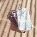 Marble żelowe etui pokrowiec marmur iPhone 13 mini biały