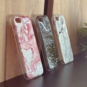 Marble żelowe etui pokrowiec marmur iPhone 13 mini biały