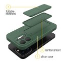 Silikonowe etui z podstawką etui Samsung Galaxy A13 5G Kickstand Case czerwone