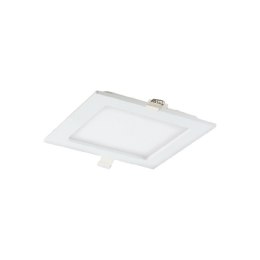 AKMAN LED 9W, oprawa typu downlight, podtynkowa, kwadratowa, 530lm, 3000K, biała, wbudowany zasilacz LED