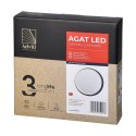 AGAT LED 15W, oprawa ogrodowa, 1100lm, IP54, 4000K, szara