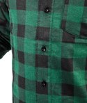 Koszula flanelowa, zielona, rozmiar XXL