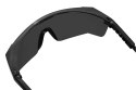 Okulary ochronne, przyciemniane soczewki, regulowane zauszniki