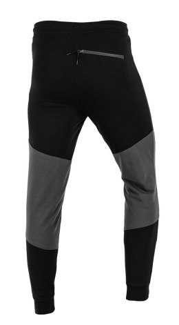 Spodnie dresowe COMFORT, czarno-szare, rozmiar S