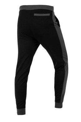 Spodnie dresowe COMFORT, szaro-czarne, rozmiar XL
