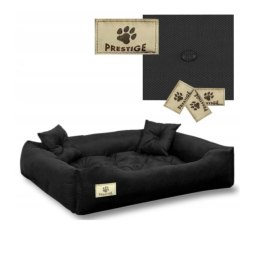 Legowisko Prestige dla psa, kota 60x50 / 75x65 czarne
