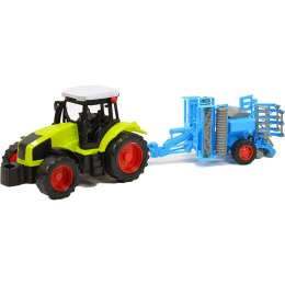 Traktor z maszyną 35x12cm | 16608