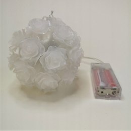 Kula LED na baterie róże 11cm