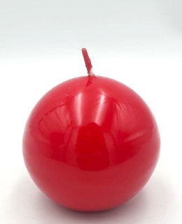 Świeca kula czerwona 100mm | B47 K100