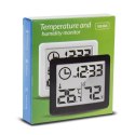 Termometr/higrometr z funkcją zegara, GreenBlue, biały, GB384W