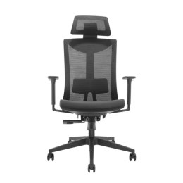 Fotel biurowy ergonomiczny premium z wysokim oparciem Ergo Office, max 150kg, ER-414
