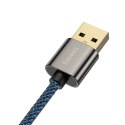 Legendary kątowy kabel przewód dla graczy USB USB-C 66W 2m niebieski