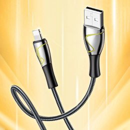 Kabel przewód Mermaid series kabel USB - USB-C 3A 2m czarny