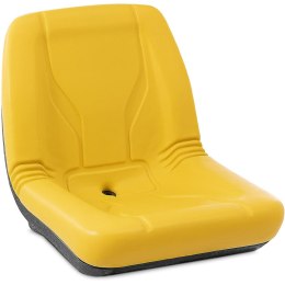 Siedzenie fotel uniwersalny do ciągnika traktorka kosiarki 48 x 39 cm - żółty