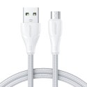 Przewód kabel Surpass Series USB - micro USB 2.4A 2m biały