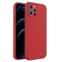 Silikonowe elastyczne wytrzymałe etui iPhone 13 mini Color Case czerwony