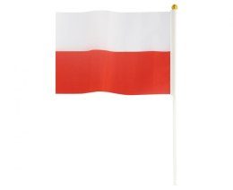 Flaga Polska 30x45 z patykiem-60cm