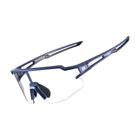 Okulary rowerowe fotochromowe z filtrami UV 400 UVA i UVB niebieskie