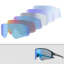 Okulary rowerowe z polaryzacją i filtrem UV 400 czarne