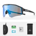 Okulary rowerowe z polaryzacją i filtrem UV 400 czarne