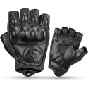 Rękawiczki motocyklowe bez palców z ochroną kostek rozmiar XL czarne