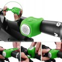 Dzwonek rowerowy elektroniczny w obudowie silikonowej - zielony