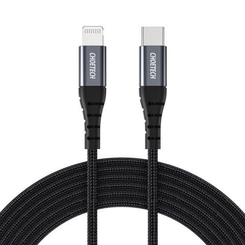 Kabel przewód do iPhone USB-C - Lightning 480Mb/s 3A 1.2m - czarny