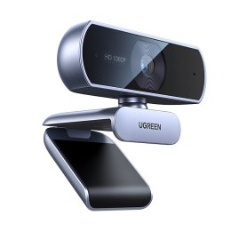 Kamera internetowa Full HD z mikrofonami do nagrań Video USB-A - szara