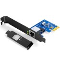 Karta sieciowa PCI-E Gigabit 10/100/1000Mbps - czarna