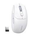 Mysz komputerowa bezprzewodowa Bluetooth 5.0 USB 2.4GHz - biała