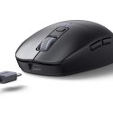 Mysz komputerowa bezprzewodowa Bluetooth 5.0 USB 2.4GHz - czarna