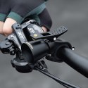 Nowoczesny dzwonek rowerowy kierunkowy dźwięk - czarny