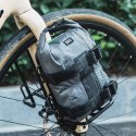 Półka rowerowa na torby na widelec rowerowy - czarna