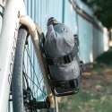 Półka rowerowa na torby na widelec rowerowy - czarna