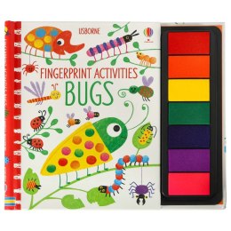 Kolorowanka Fingerprints malowanie palcami książka aktywności 64 str. 7 kolorów