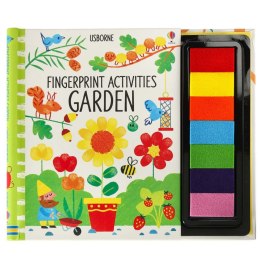 Kolorowanka Fingerprints malowanie palcami książka aktywności ogród 64 str. 7 kolorów
