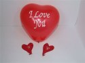 Balony serce 12szt. na blistrze I Love You | BL-071M