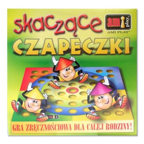 Gra planszowa - skaczące czapeczki