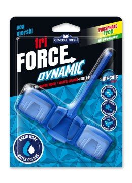 Kostka barwiąca do wc TRI-FORCE DYNAMIC morze