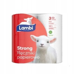 Ręcznik papierowy 2szt. LAMBI STRONG