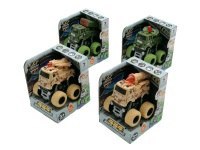 Auto monster truck wojskowe mix 14x12x12cm