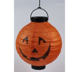 Lampin papierowy halloween POMARAŃCZOWY DYNIA 20 cm NT1842