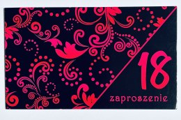 Zaproszenia 10szt ''18-NASTKA''