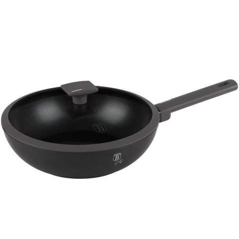 WOK TYTANOWY Z POKRYWĄ 28cm BERLINGER HAUS BH-8124 ANTRACIT