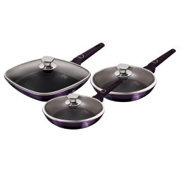 ZESTAW PATELNI BERLINGER HAUS BH-7107 PURPLE